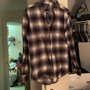 Grey, black and white flannel